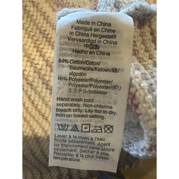 Madewell Women's S Space-Dye Stripe Scoop Neck Pullover Sweater Pastel - Picture 7 of 8